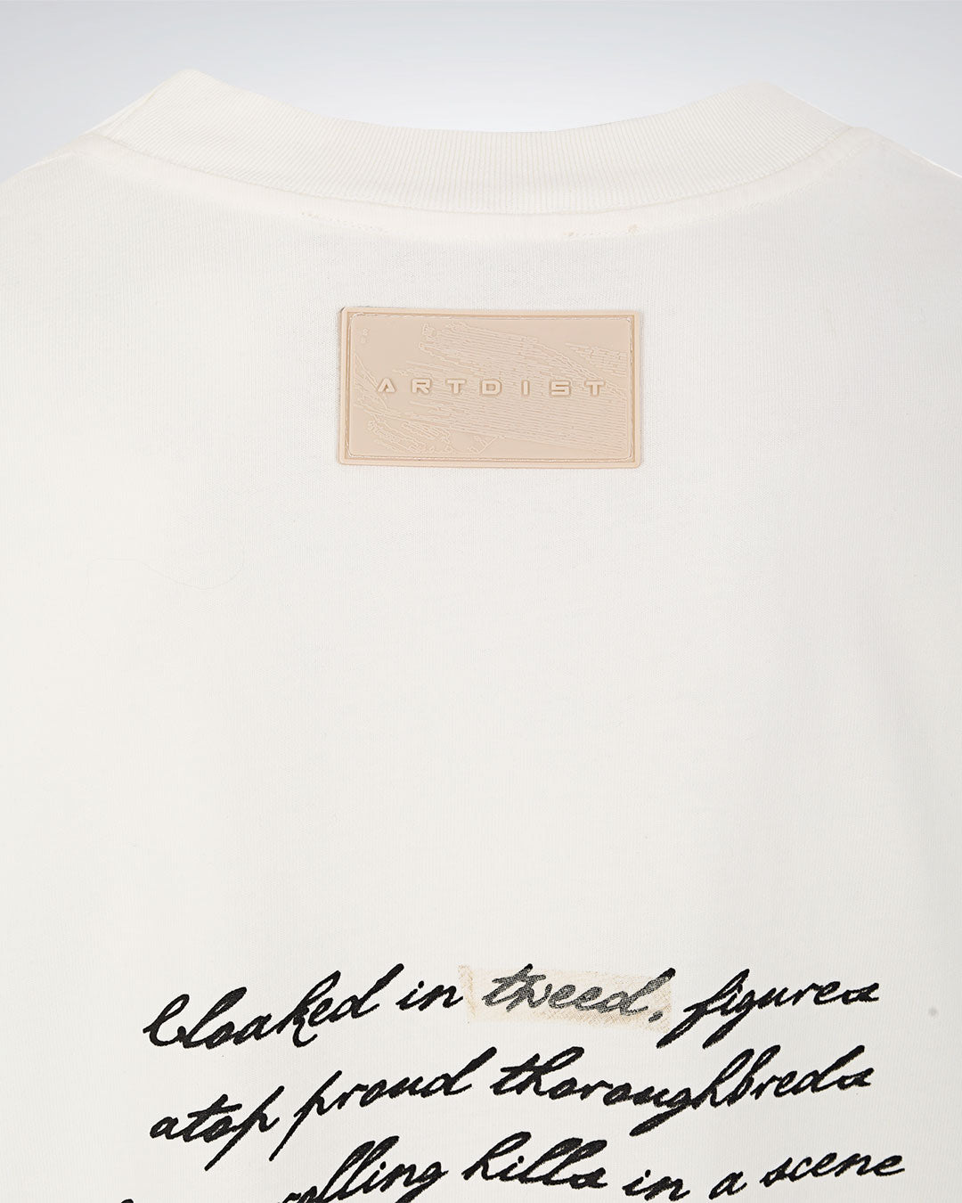 SCRIPT IVORY T-SHIRT