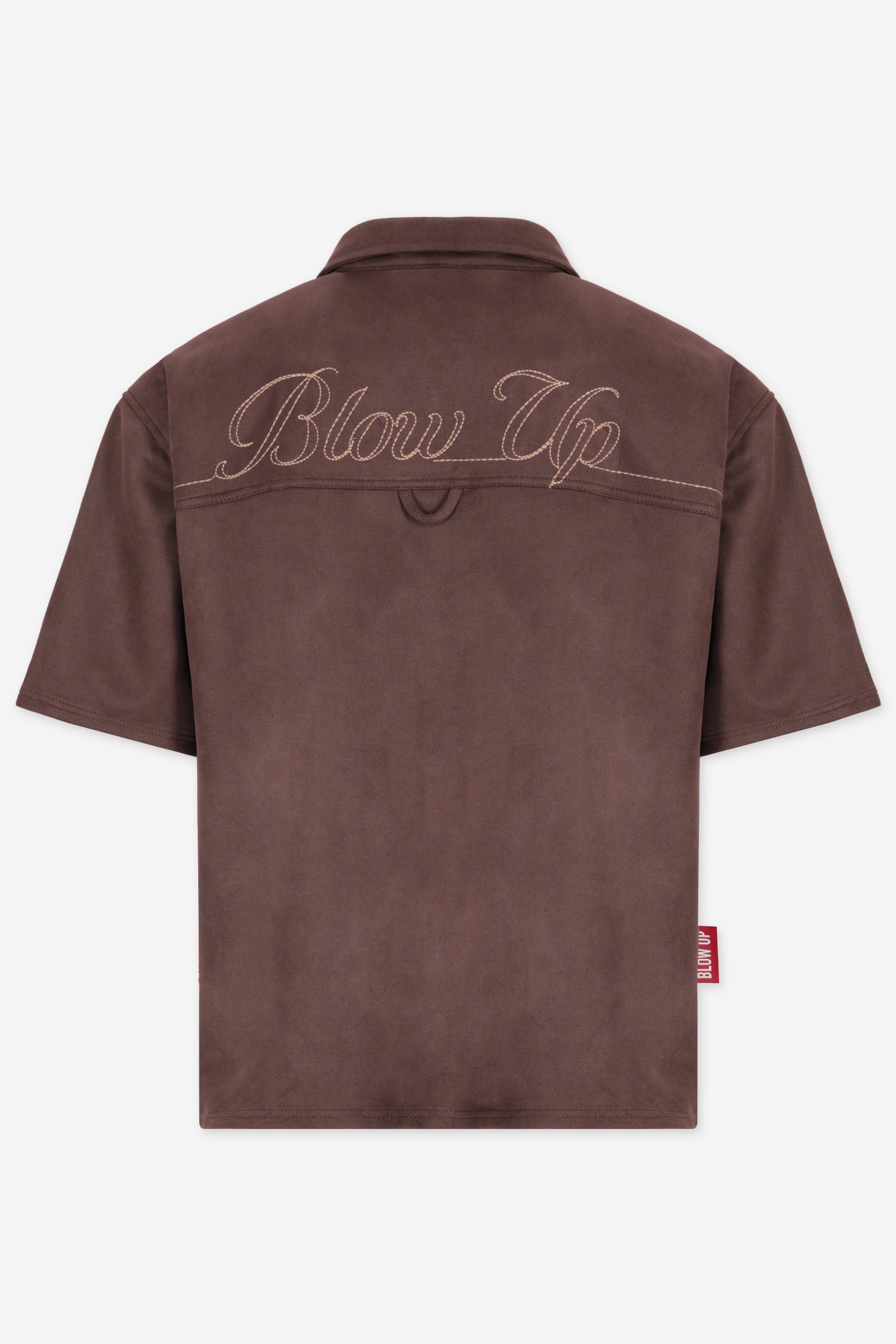 WESTERN BROWN OVERSIZED SHIRT