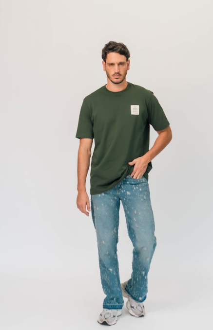 UNUSUAL GREEN T-SHIRT