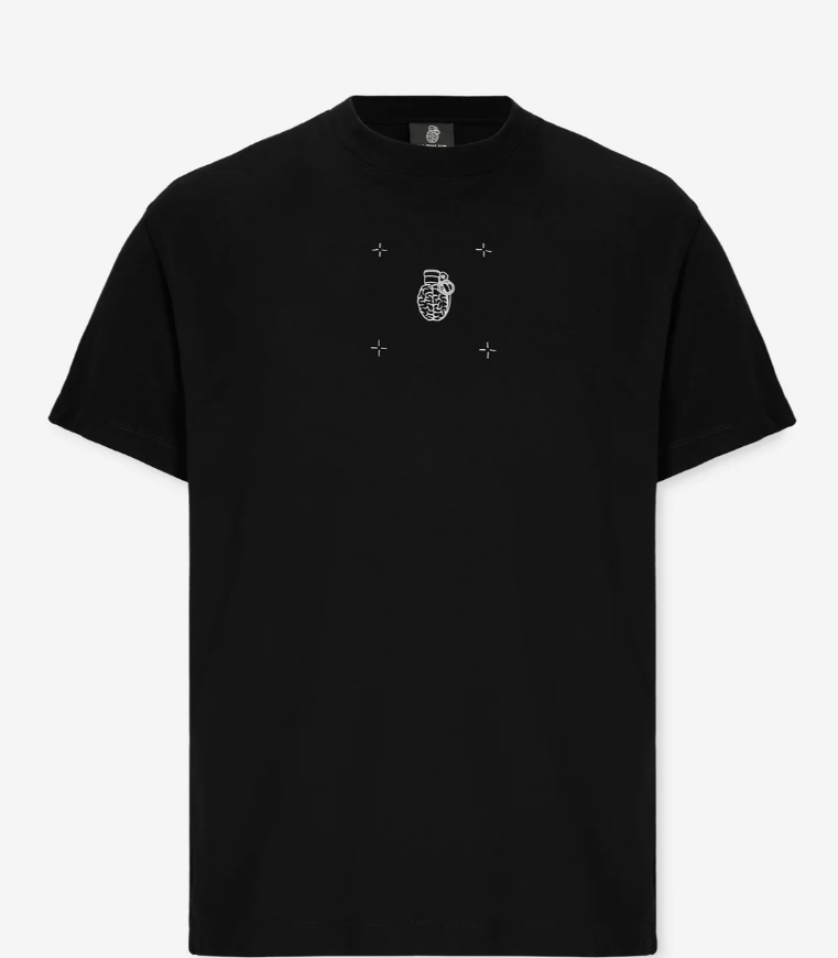 MINIMAL REGULAR FIT BLACK T-SHIRT