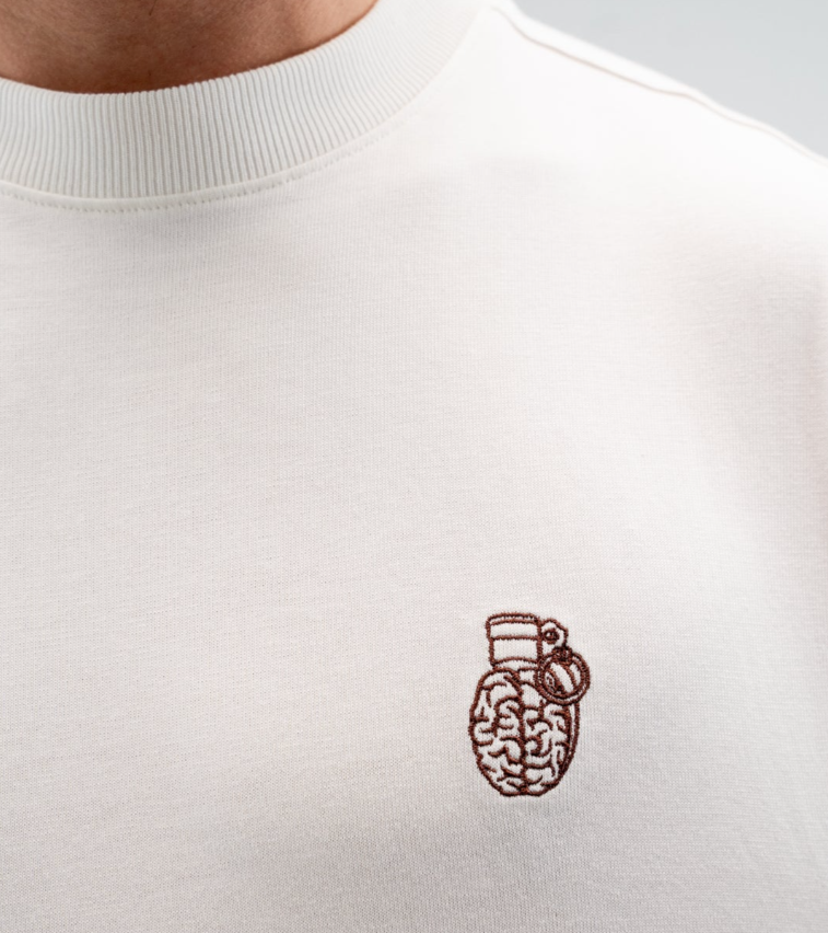 PRIME REGULAR FIT IVORY T-SHIRT