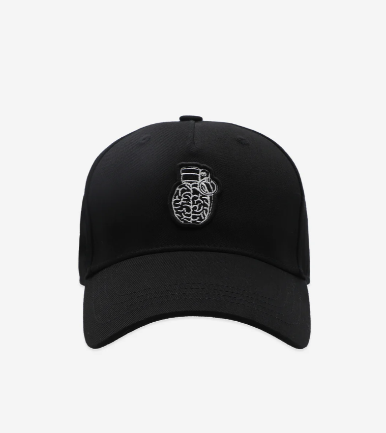 GRENADE BLACK CURVED CAP
