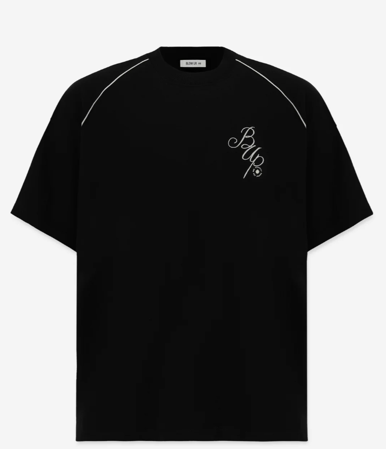 WAVE BLACK REGULAR T-SHIRT