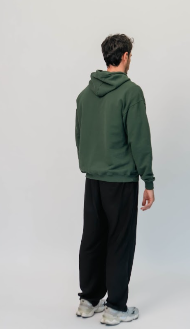 LACES GREEN HOODIE