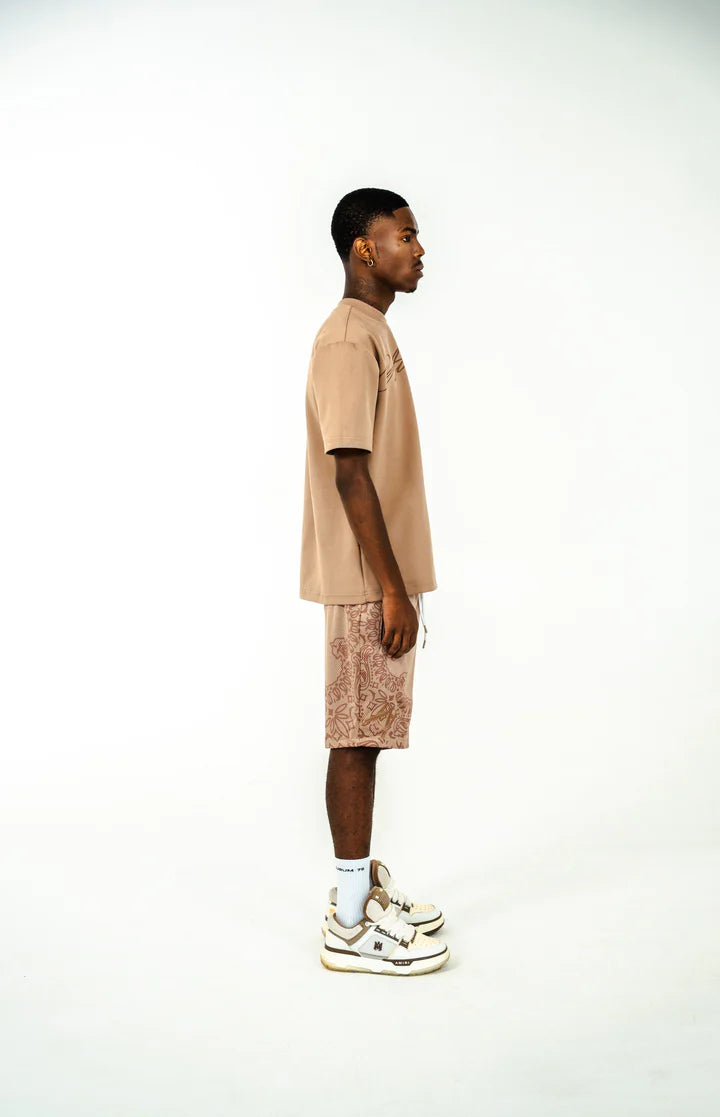 Nude Bandana Shorts