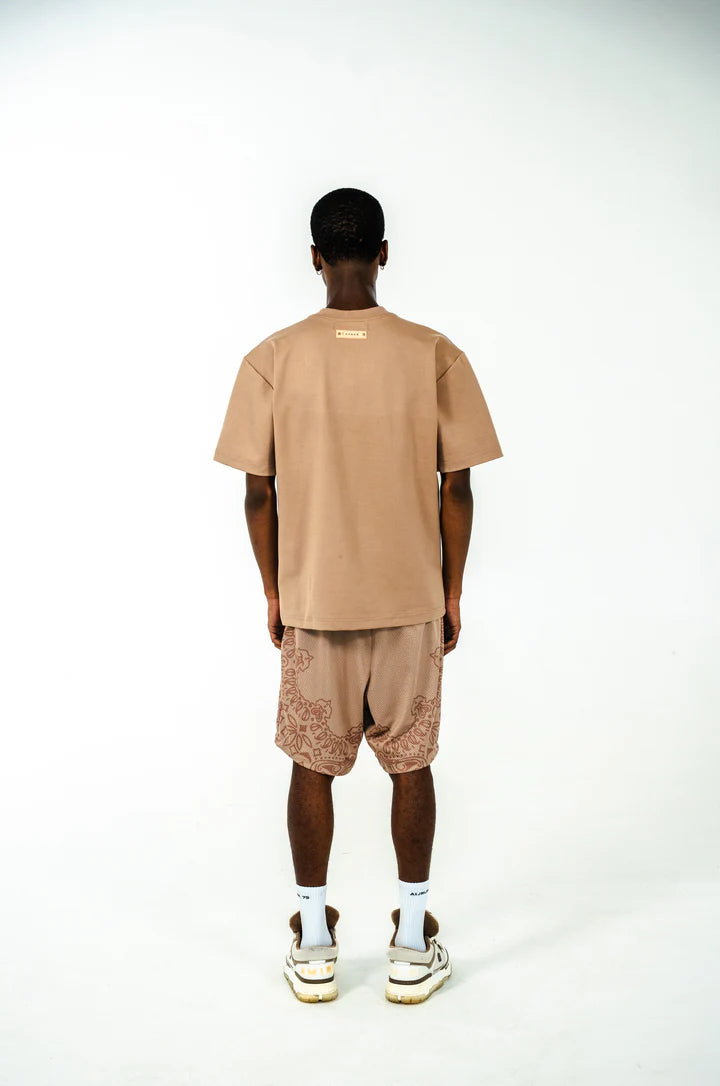 Nude Bandana Shorts