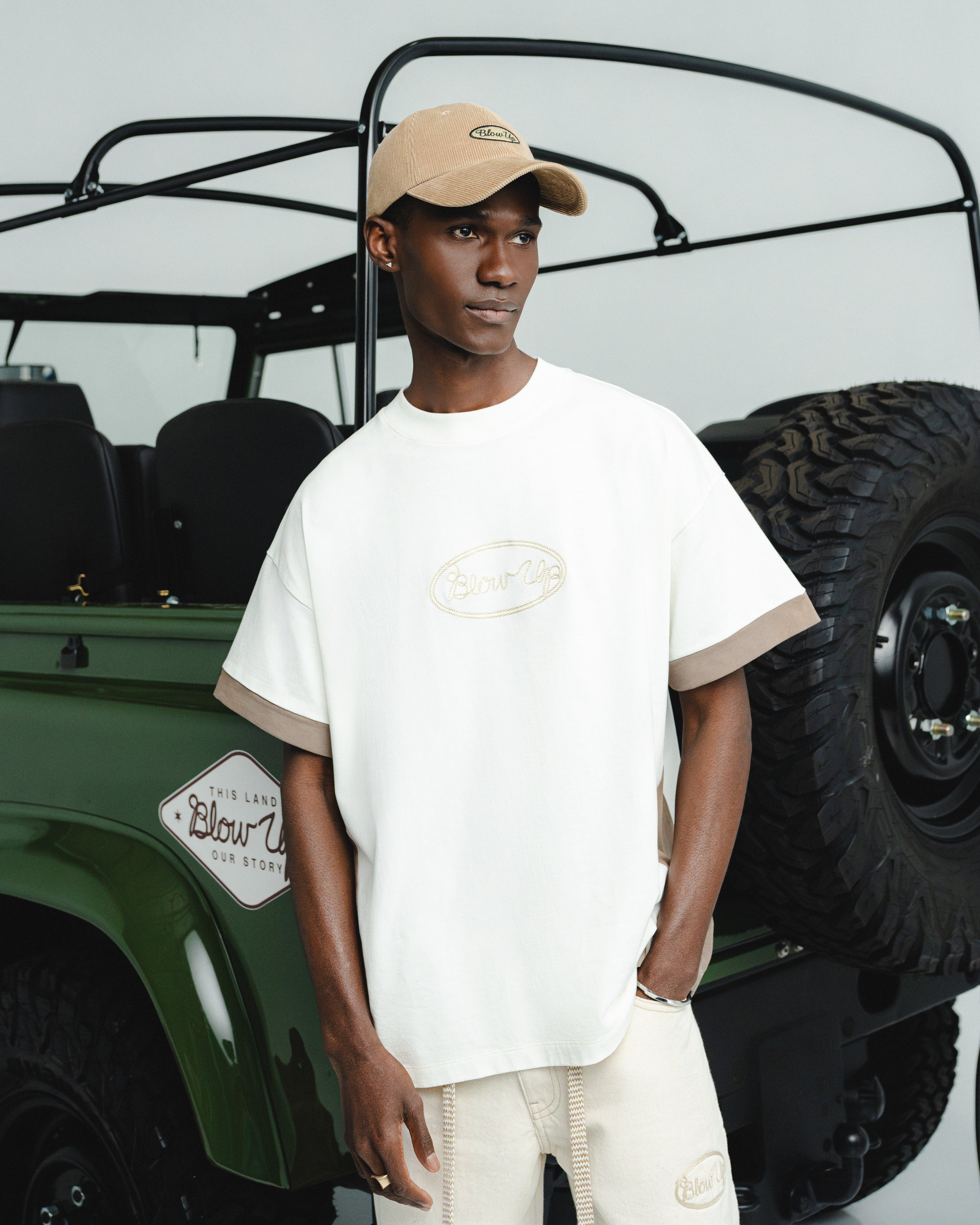 RODEO REGULAR FIT IVORY T-SHIRT