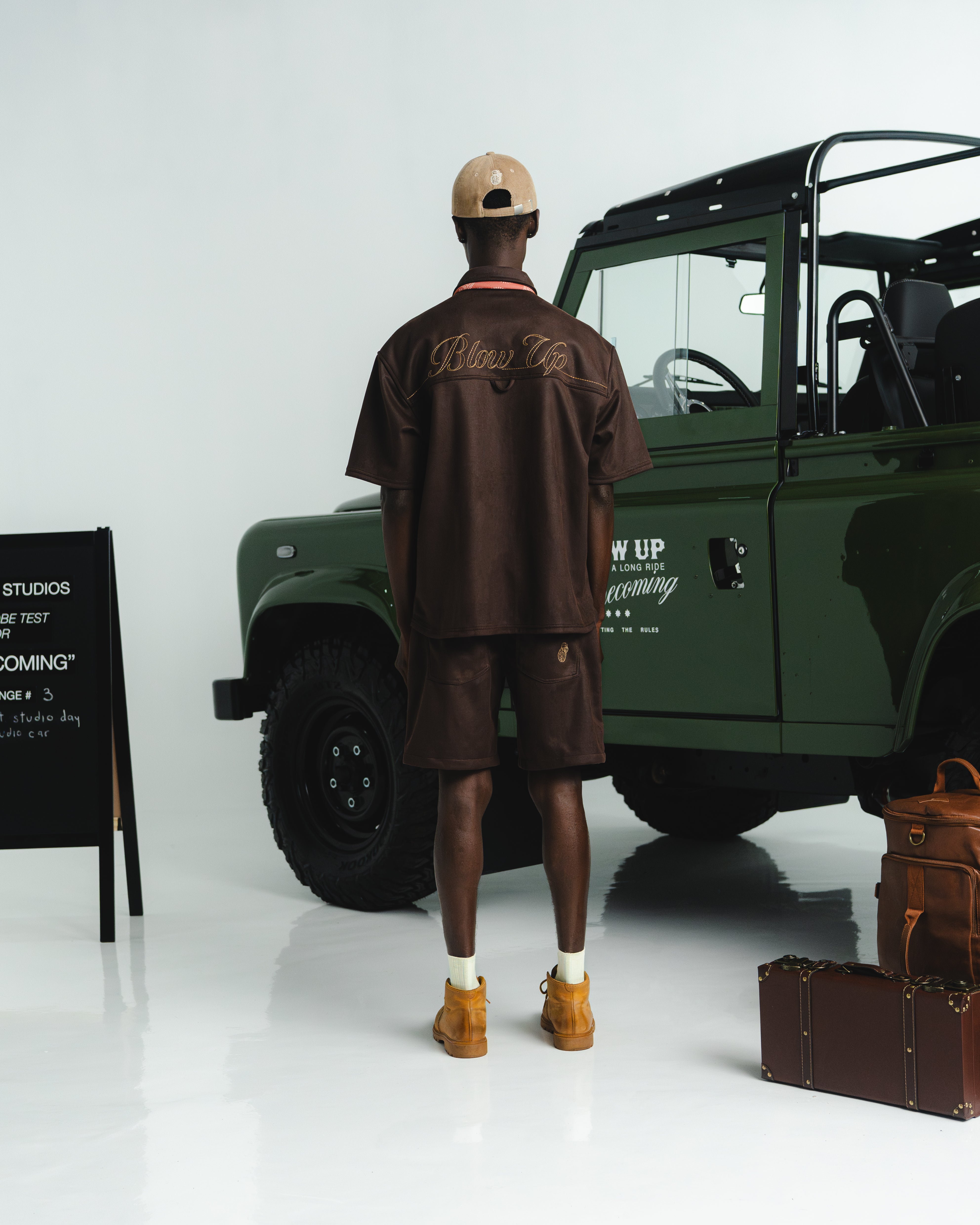 WESTERN BROWN OVERSIZED SHIRT