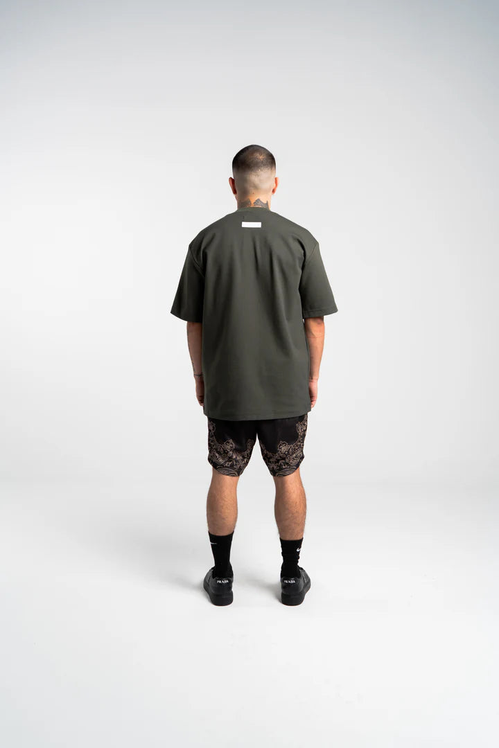Black Bandana Shorts