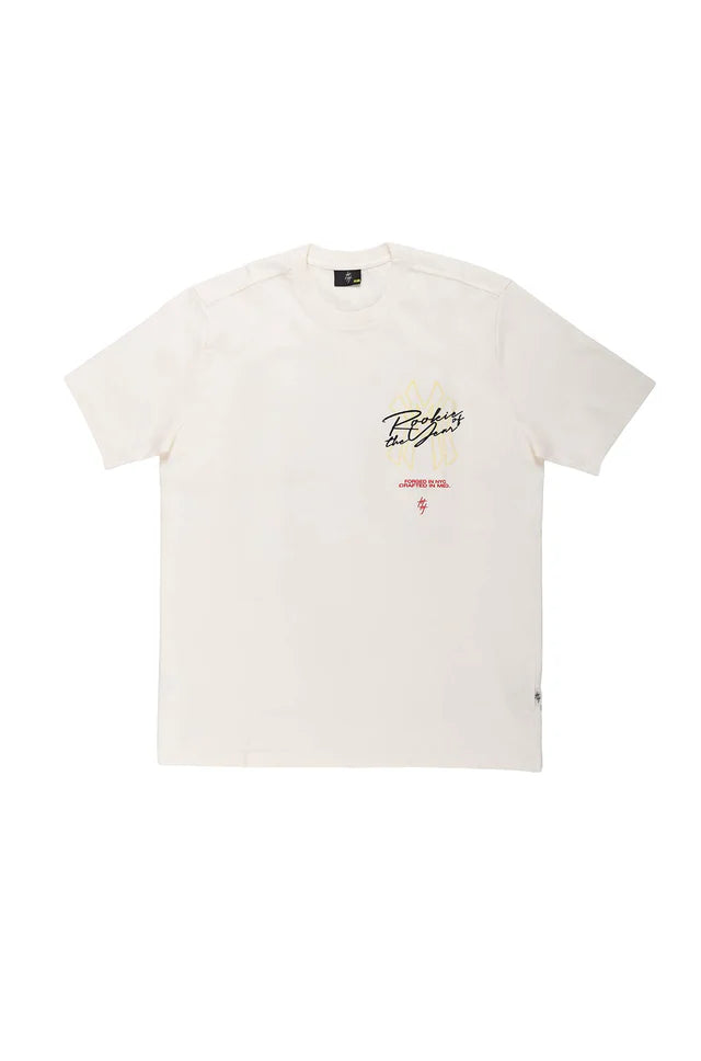 Camiseta NYC Shield Ivory Black